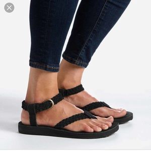 Teva black suede sandal